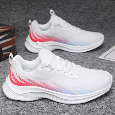 Summer New Casual Mesh Sports Running Shoes Men's and Women's Same Versatile Fly-woven Shoes Soft-soled Sports Shoes