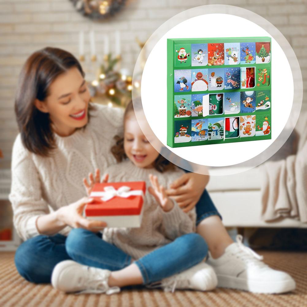 Socks Advents Calendar For Adults Men Women Fun Colorful Unisex Socks For Cozy Winter Evenings