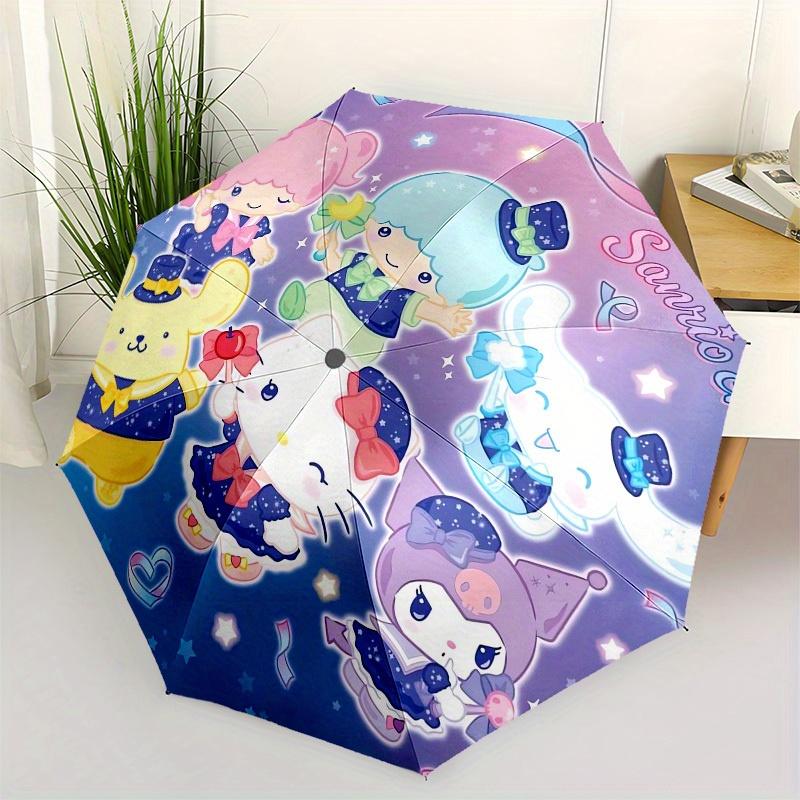 

1pc Sanrio Characters Celebration Umbrella with Plastic Handle,Suitable for All Seasons Home Travel Outdoor UmbrellaSanlio619