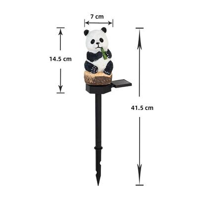 Outdoor Solar Resin Panda Garden Light