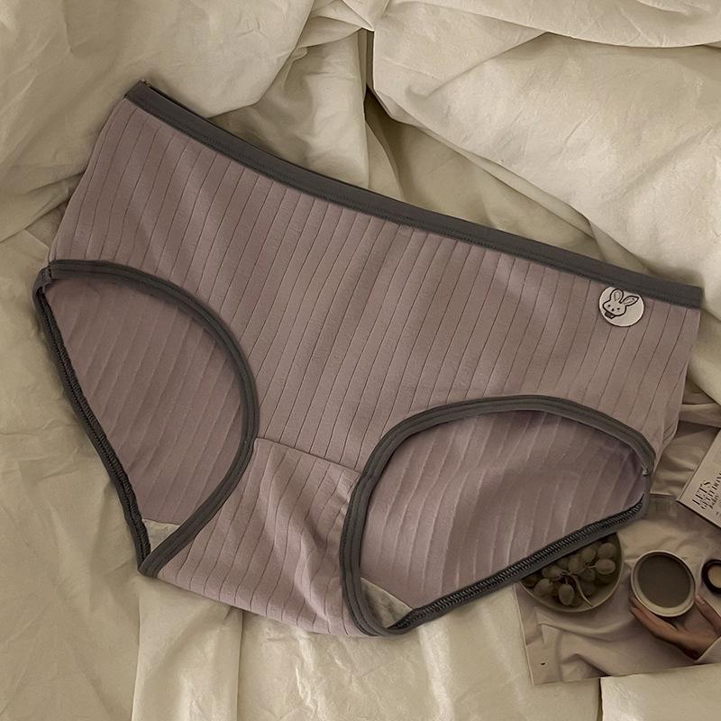 

Sloth Girl Cute Cartoon Cotton Panties Girls Mid-Waist Panties Antibacterial Cotton Crotch Student Threaded Briefs L фиолетовый