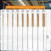 BAAJ-Brass Wire Brush Set 45Pcs Tube Cleaning Brush 12 Inch Round Wire Brushes Kit Bore Brush Metal Bristle Cleaning