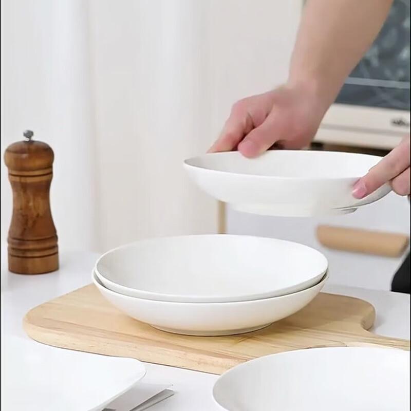 8-inch Chinese Underglaze Ceramic Plate Set