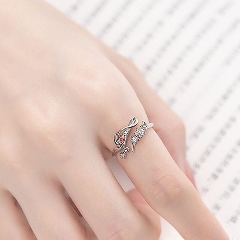 Anime Tian Guan Ci Fu Customization Ring Heaven Official’s Blessing Hua Cheng Xie Lian  Unisex Couple Rings Jewelry Accessories
