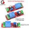 DC 5V 12V Time Delay Relay NE555 Timer Switch Module 1~10S Adjustable Delayed Turn ON/OFF Delay Control Switch Relay Module