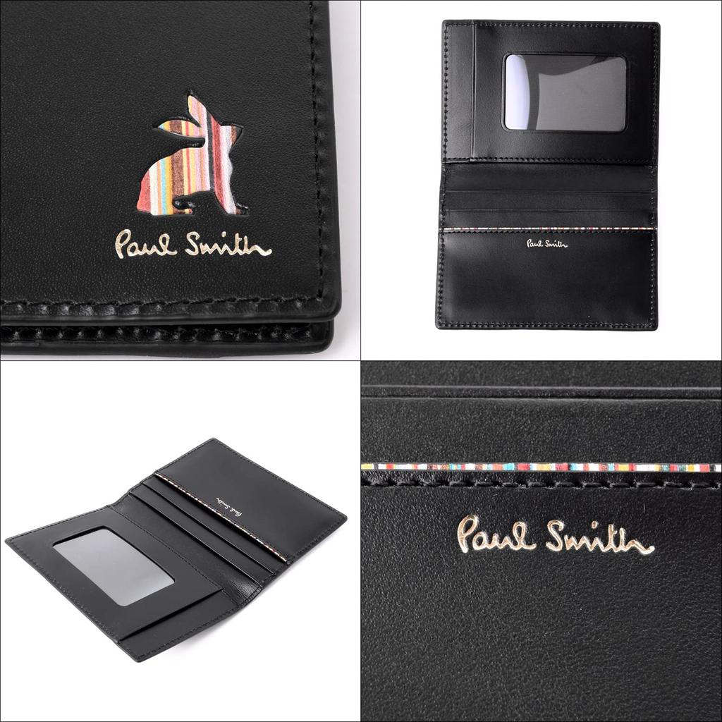 Engraving Paul Smith Pass Marquetry Stripe Rabbit Minimalist and Simple 873734 [Personalized Available] Case/Card Case, Leather, Design, P161/PSQ161