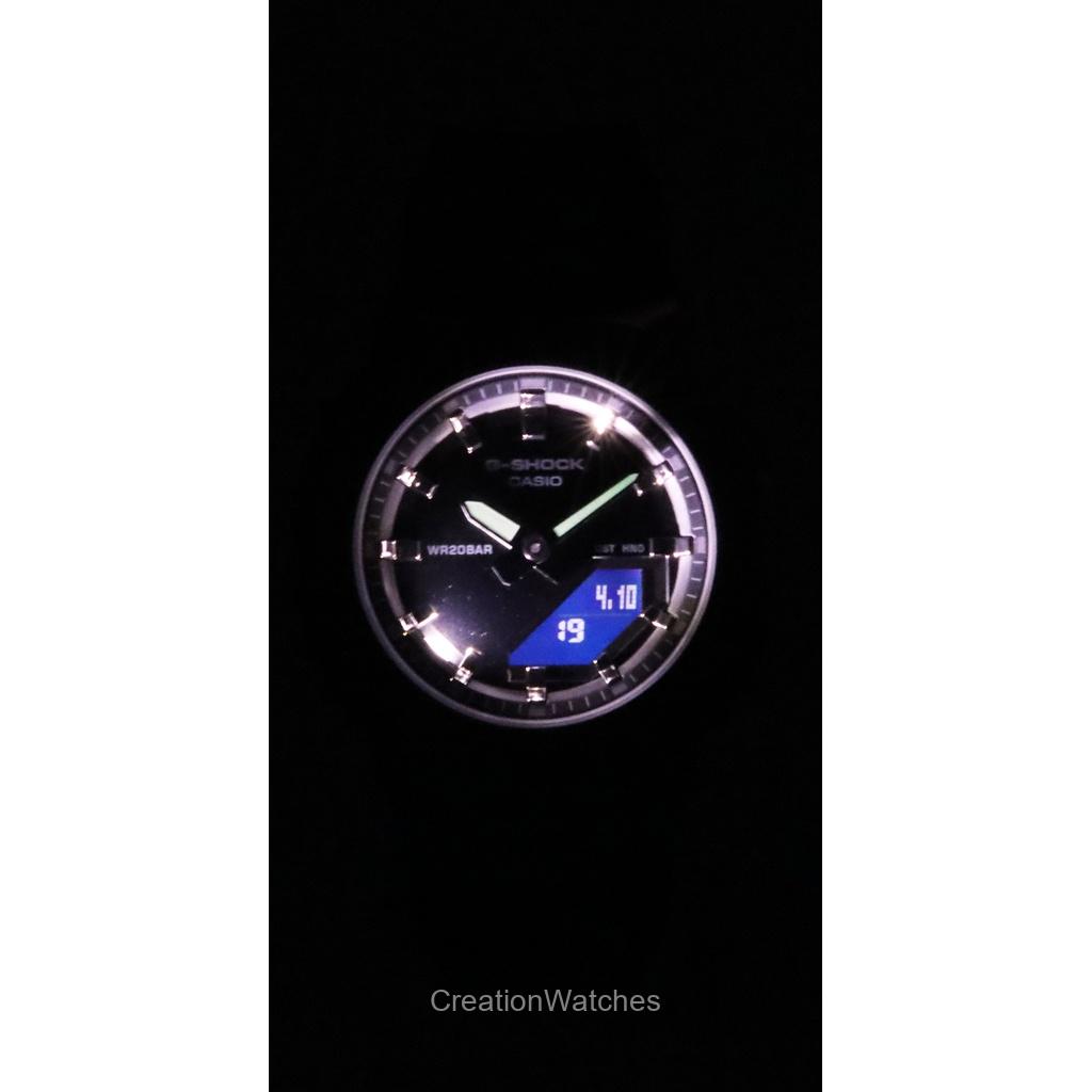 Casio G-Shock Analog Digital Bio-Based Resin Strap Black Dial Quartz GM-S2110B-8A 200M Women's Watch