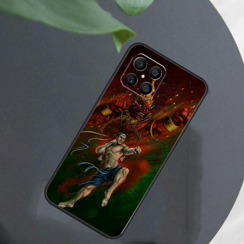 Muay Thai Martial Art For Honor Magic 7 Lite 6 5 8 Pro Case For Honor 200 400 70 90 X8c X8b X9a X9b X9c X9d Win RT