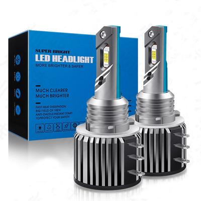 H15 LED svetlomet 20000LM CSP čip 6000k LED žiarovka Auto hmlový svetlomet upravený