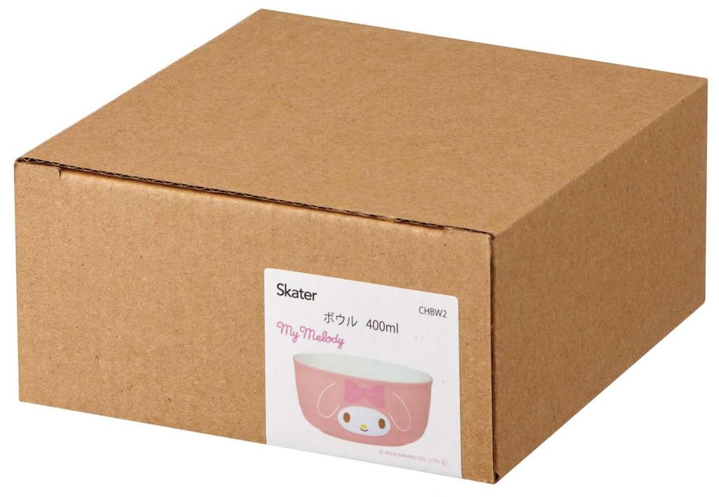 Skater Bowl, 400ml, Ceramic, Dish, Mealtime, Cute, Sanrio, My Melody, CHBW2-A