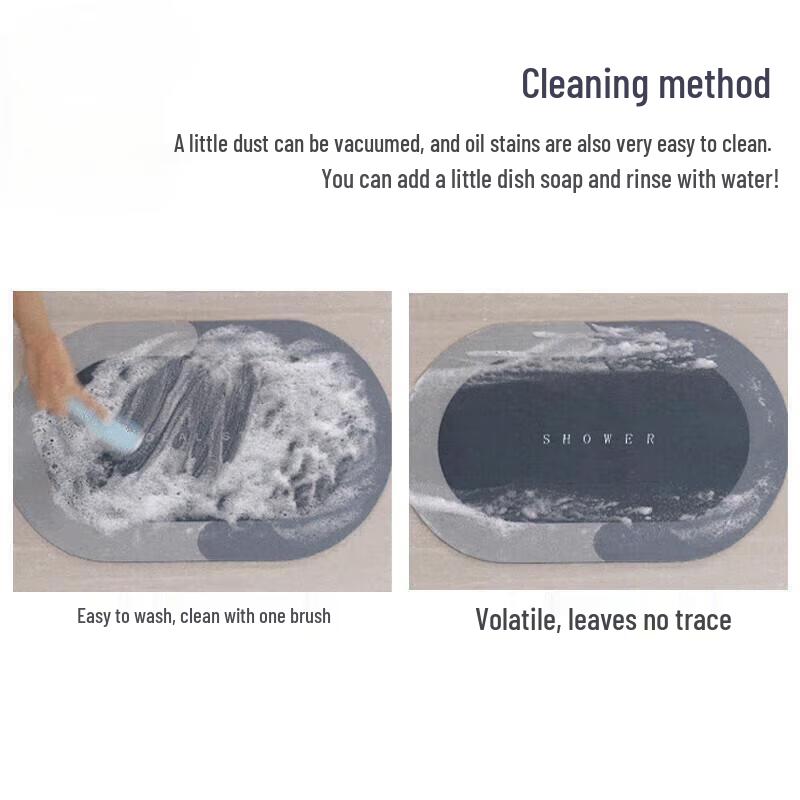 Diatomaceous Earth Absorbent Floor Mat