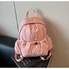 Canvas backpack women's large-capacity new leisure student schoolbag high-value lightweight travel backpack