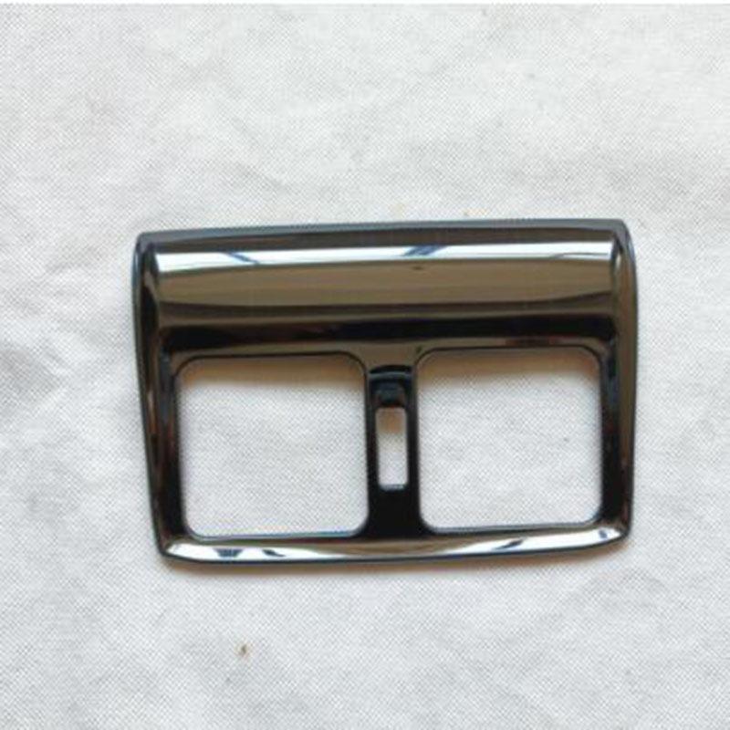 Back Rear Air Vent Trim Cover for Toyota Venza Harrier XU80 Car Styling Sticker Metal Interior Accessories