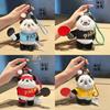 Table Tennis Series Panda Plush Keychain With Durable Polyester For Bag Decoration And Gift Use