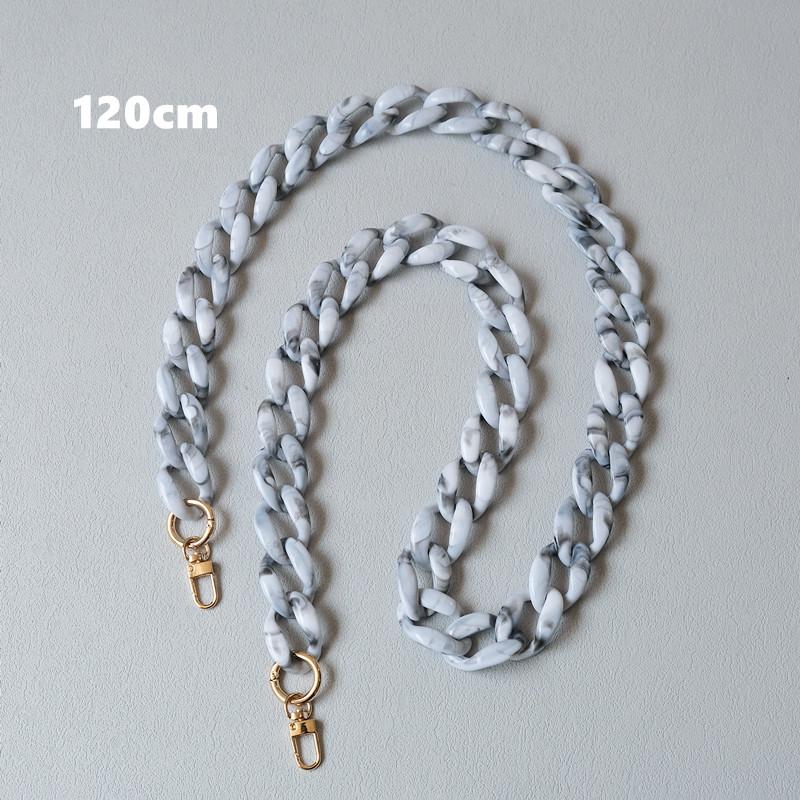 New Phone Accessory Detachable Chain Green Crossbody Resin Luxury Strap Phone Case Chains Acrylic Shoulder Lanyard Hanging Chain