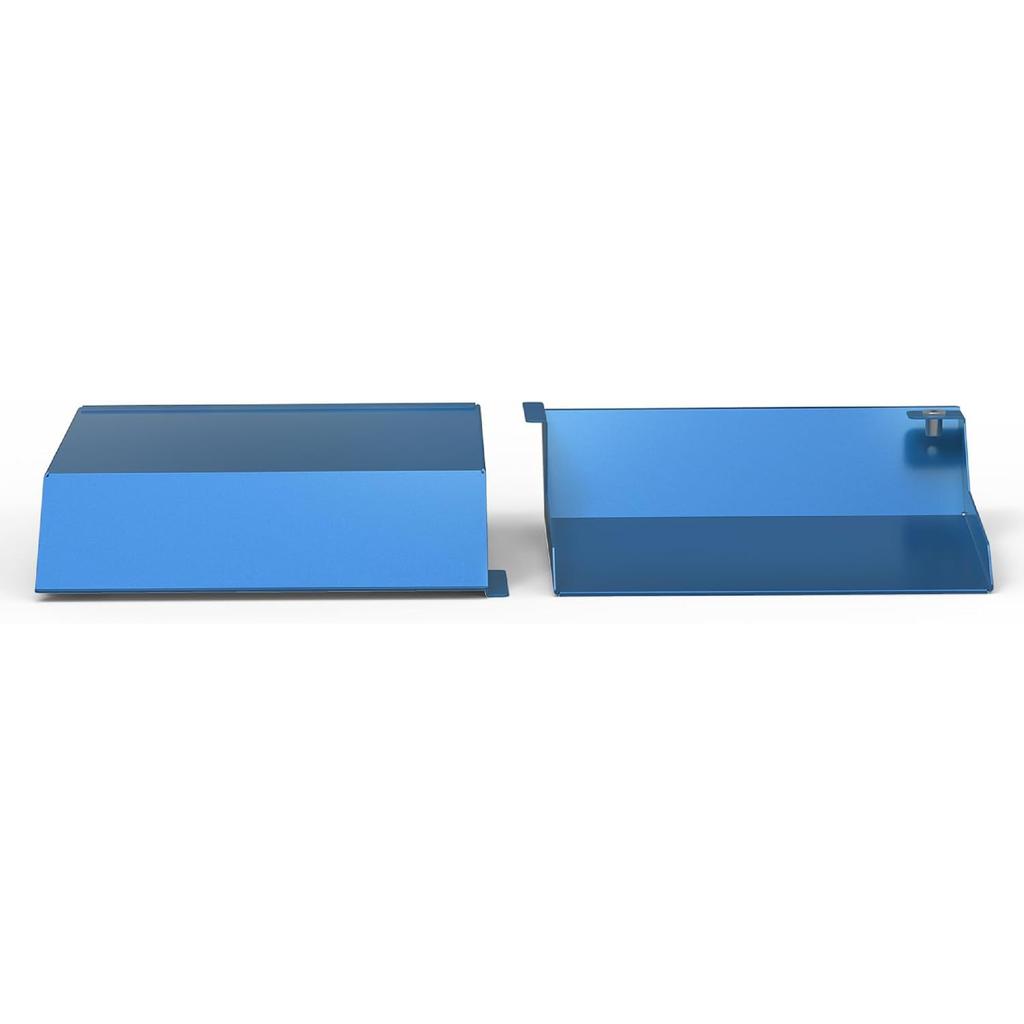 Bevinsee 2pcs Aire Intake Scoops Aire Inlet Compatible with 3 Series E92 323i 325i 328i 330i 335i 335d 2010-2013, Aluminum, Blue