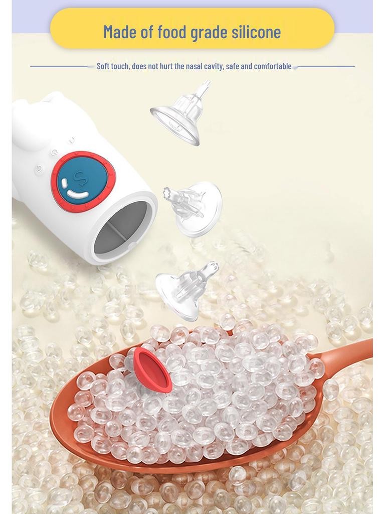 Little Rocket Electric Waterproof Baby Nasal Aspirator: Efficient Congestion and Booger Cleaner for Infants