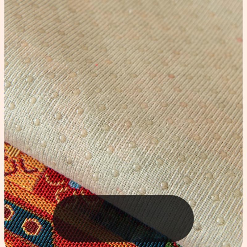 Premium Ethnic Style Sofa Cover Cloth Fixed Anti Slip Straight Row Sofa Cushion One-Piece All Season Universal Retro Classic