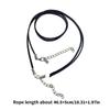 Adjustable Clasp Suedes Rope Lightweight Velvets Cord Chain Lobster Clasp String Cord for Jewelry Necklace Making