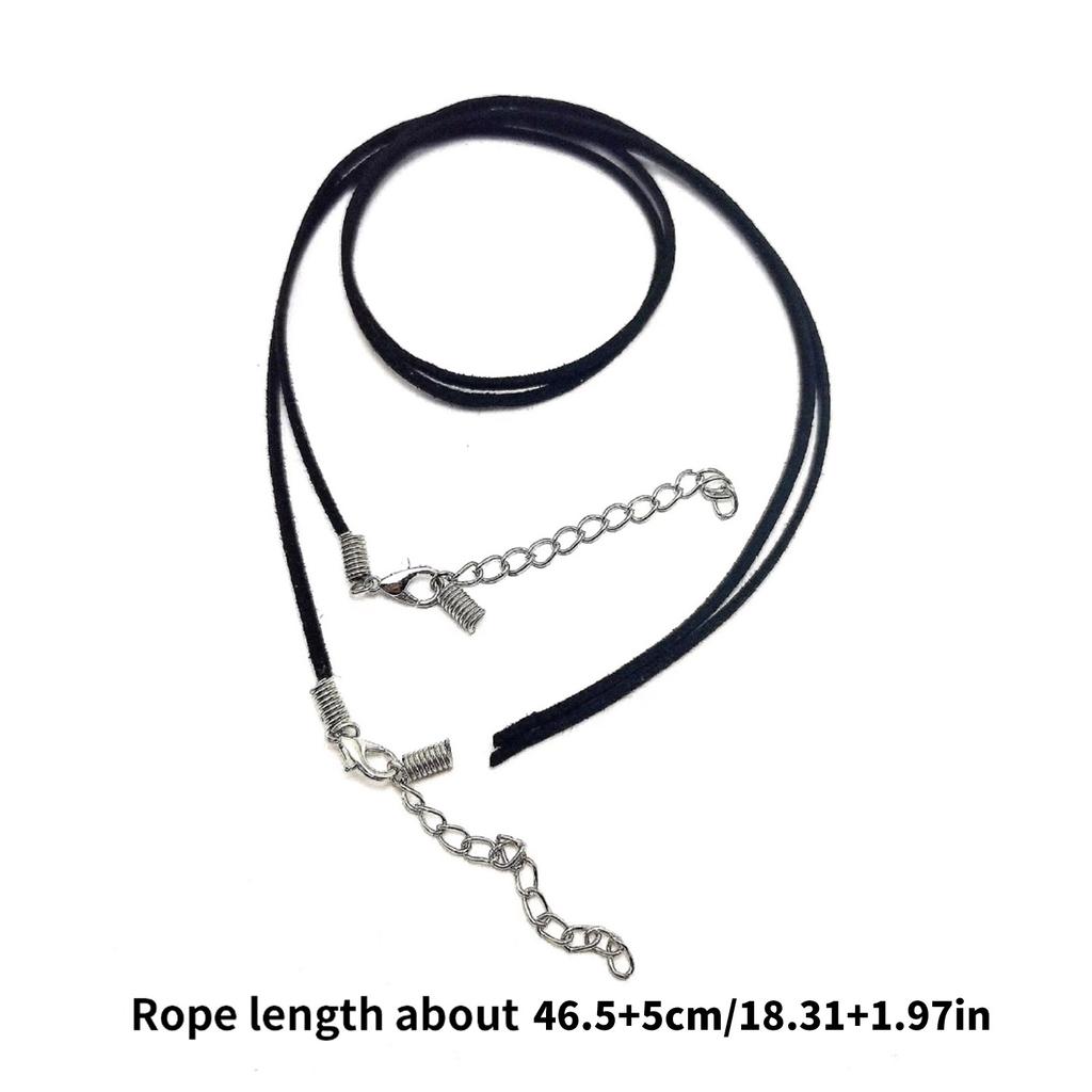 Adjustable Clasp Suedes Rope Lightweight Velvets Cord Chain Lobster Clasp String Cord for Jewelry Necklace Making