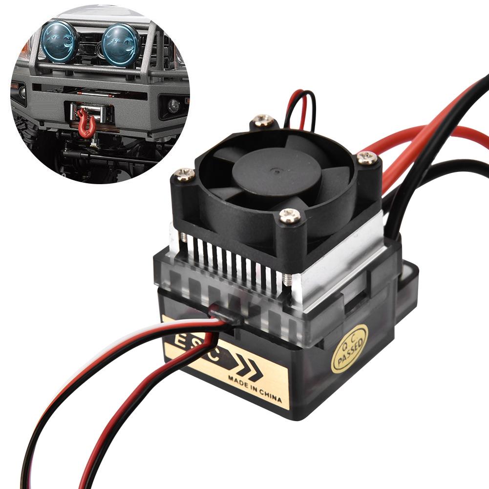 High Voltage 320A Waterproof Brushed ESC Electric Speed Controller with Fan for RC Model