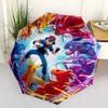 1PC Pokemon, Pikachu Automatic Folding Umbrella | Vibrant Motif & Compact Design for Everyone, On-the-Go Essential - Gift-Worthy Style yy250930036