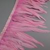 25-30cm Rooster Feather Trimming Chicken Feathers Trims Rooster Tail Feather Ribbon Dress Skirt Costume Carnival Decoration