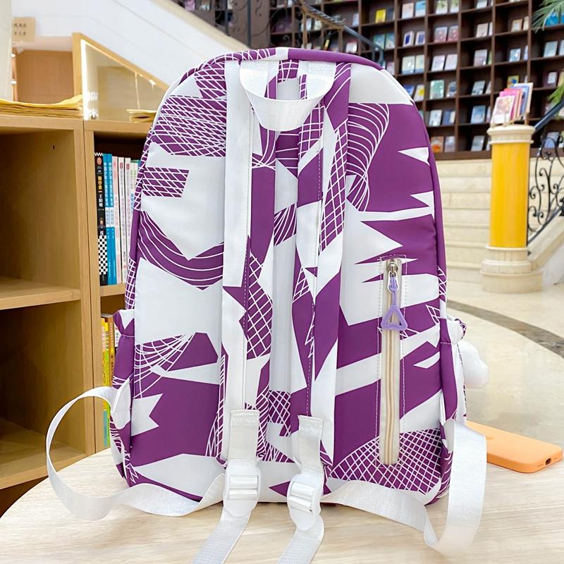 Nahtfarbe Rucksack Studenten Schultasche Große Kapazität Rucksack für Männer Frauen