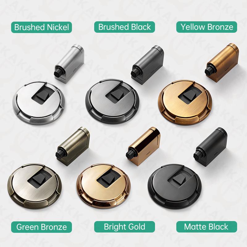 Silná magnetická zarážka dveří Mechanická zarážka dveří Nastavitelný držák dveří Bez průrazu Nálepka Nábytkové kování