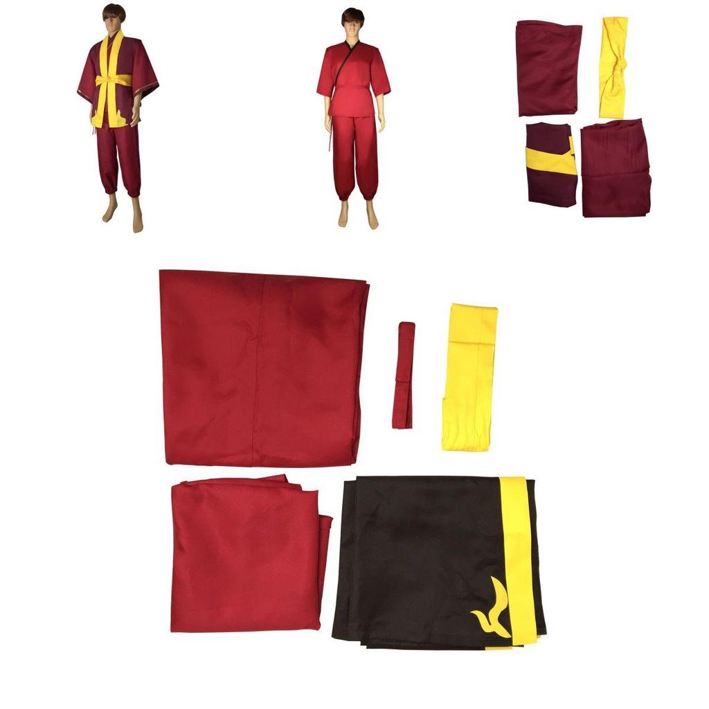 Authentic Avatar The Last Airbender Prince Zuko Cosplay Costume For Halloween Parties