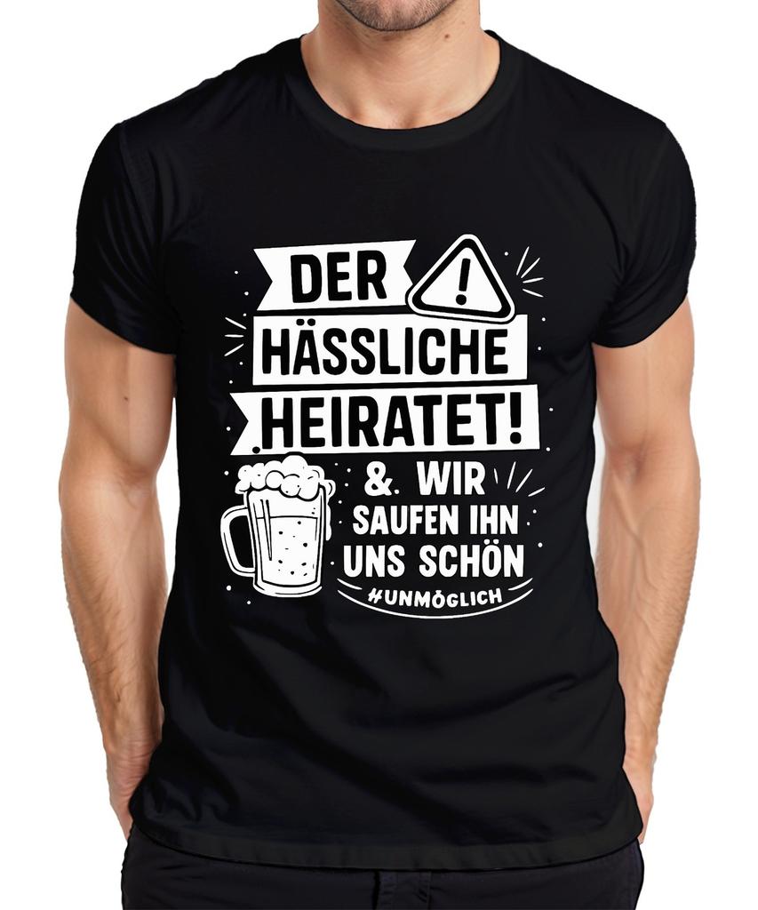 The Ugly One We Marry Him Beautiful Jga Beer Party Funny Unisexs Tshirt