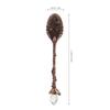 Head Vintage Pattern Shaped Coffee Spoon Dessert Spoon Dessert Scoop ;Red Bronze: