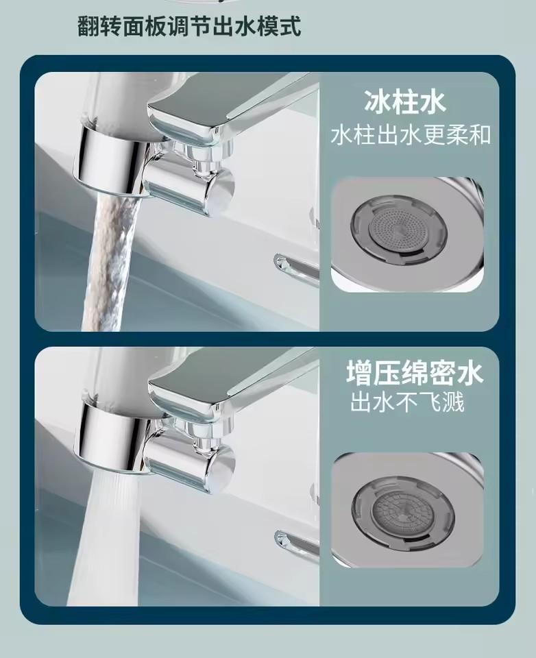 Verbesserter Wasserhahnfilter Universal 720° Drehung Küchenarmatur Sprüher 22/24mm Adapter Waschtischarmatur Verlängerung Belüfterdüse