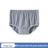 Slip da uomo antibatterici in puro cotone per mezza età e anziani - Vestibilità ampia, taglie forti