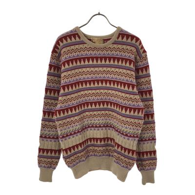 HENRI LLOYD Wool Overall Handle Long Sleeve Sweater L Beige Knit Men's Used