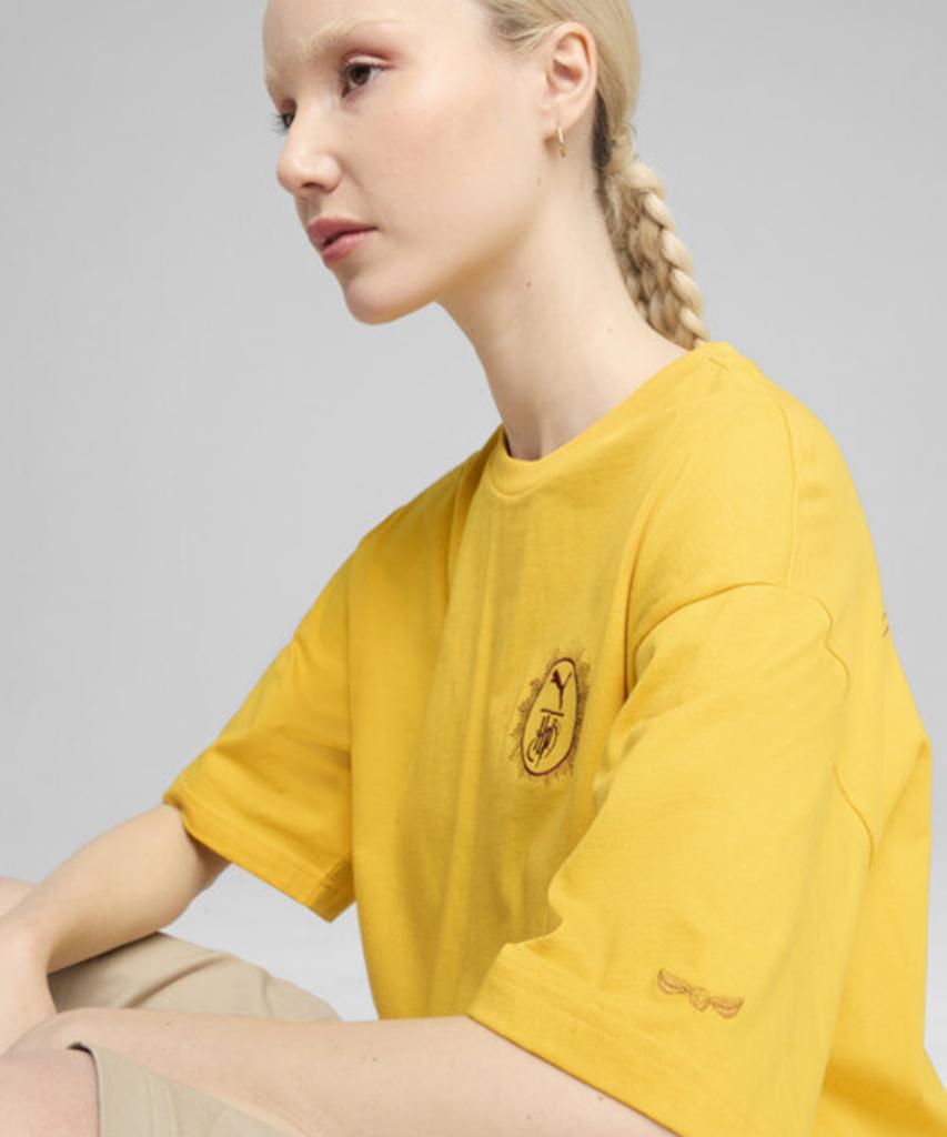 PUMA X Harry Potter Oversized Graphic Tee - Yellow Sizel / 630092-34