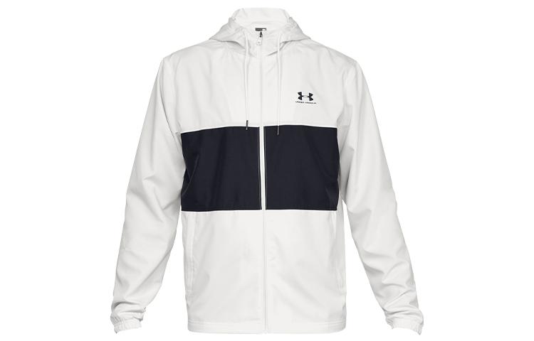 Under Armour Sportstyle Jackets Unisex White Hooded Moderate Other 1329297-112 XL