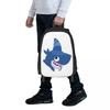 Funny Shark Dog Student Backpack School Bag Hiking Travel Daypack for Boys Girls Fashion Bookbag Shoulder Bags
