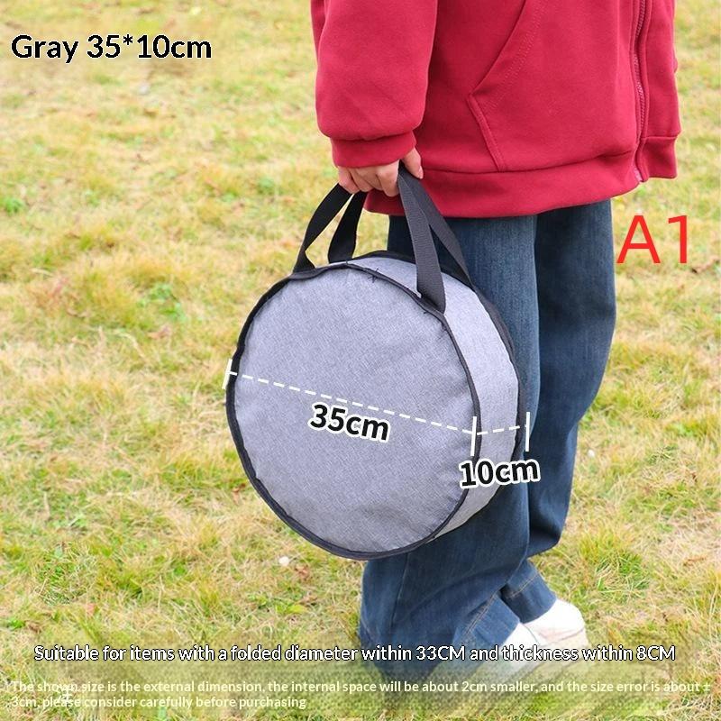 Portable Round Barbecue Stove Storage Bag Tear Resistant Waterproof Carry Tote for Outdoor Camping Hiking Beach Picnic A1