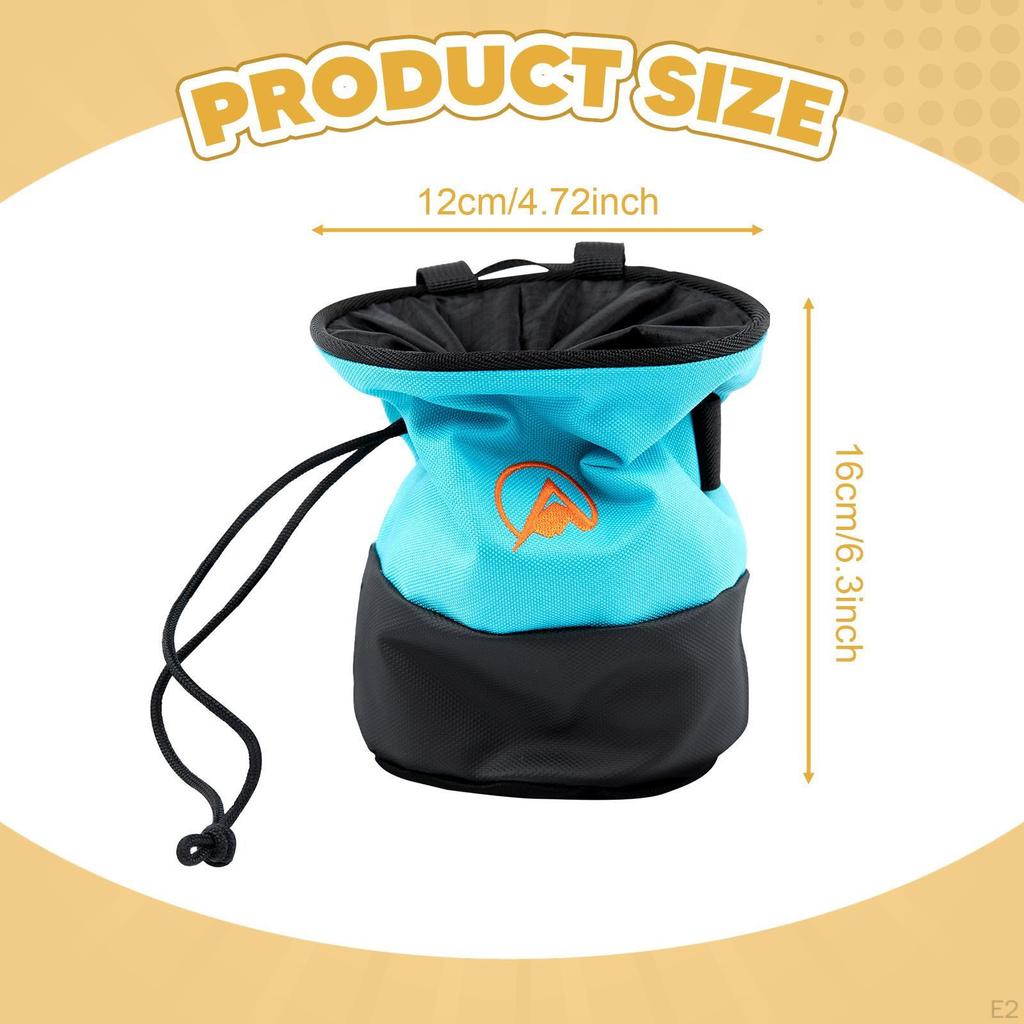 Bouldering Chalk Bucket zum Klettern, Wasserdichte Aufbewahrungstasche für Rock Gym