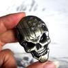 Skull Metal Alloy Car Emblem Decorative Sticker - Scratch Cover & Body Decoration Accessory