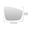 Car Front Left Right Side Wing Heated Mirror Glass Convex Lens Glasses For VW POLO 2010 2011 2012 2013 2014 2015 2016 2017
