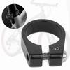 30mm Bike Pipe Clamp Aluminium Alloy Seatpost Clamp Durable Bike Seat Post Clamp  Mountain Bike