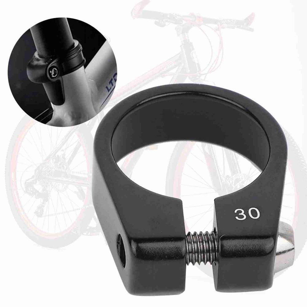 30mm Bike Pipe Clamp Aluminium Alloy Seatpost Clamp Durable Bike Seat Post Clamp  Mountain Bike