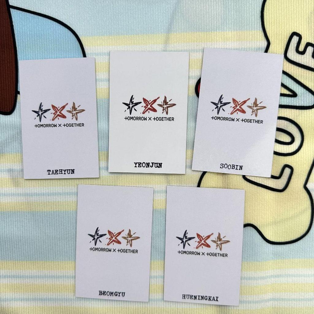 [USED] TXT Korea pre-recorded tomorrow Sanoktuba all 5 trading cards