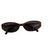 Summer white sunglasses women's premium sense UV protection sunshade oval new Spice Girl sunglasses