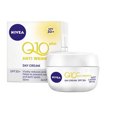 Nivea Q10 Plus Kırışıklık Karşıtı Yaşlılık Lekesi Gündüz Kremi Spf30 50ml