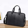SCHWARZETIENNE Men's Genuine Leather Business Briefcase