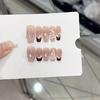 Pure Handmade Phototherapy Wearable Nails Sweet Christmas Finished Product Reusable Nail Patches