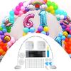 1 Set Balloon Stand Water Fillable Base Widely Applied Arch Shape Adjustable Balloon Stand Set Wedding Decor
